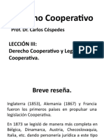 Derecho Cooperativo Lección 3