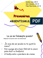 Prevenirea Absentismului