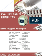 Evaluasi Tablet Friabilitas Kelompok 1 A1