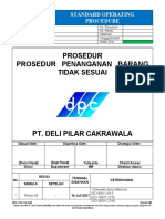 Prosedur Penanganan Produk Tidak Sesuai