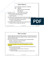 Cache Memory: Reference