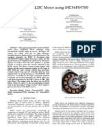 Control of BLDC Motor Using MC56F84789: Abstract