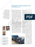 Reinforcing Bar: Hardening Mechanisms and Performance in Use