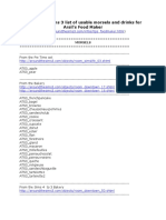 ATS3 - NMPG Entries List For Arsil's Generic Food Maker