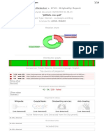 Plagiarism Detector: v. 1713 - Originality Report