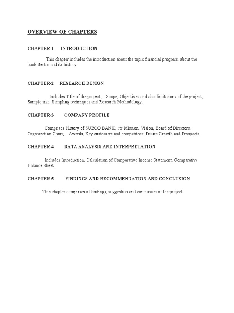 Overview of Chapters: Chapter-1 Introduction | PDF
