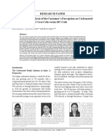 Research Paper A Comparative Analysis of The Customer's Perception On Carbonated Drinks: Pepsi Versus Coca-Cola Versus RC-Cola