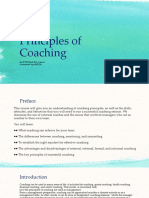 Principles of Coaching