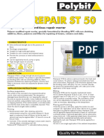 Polyrepair ST 50: High Strength Cementitious Repair Mortar