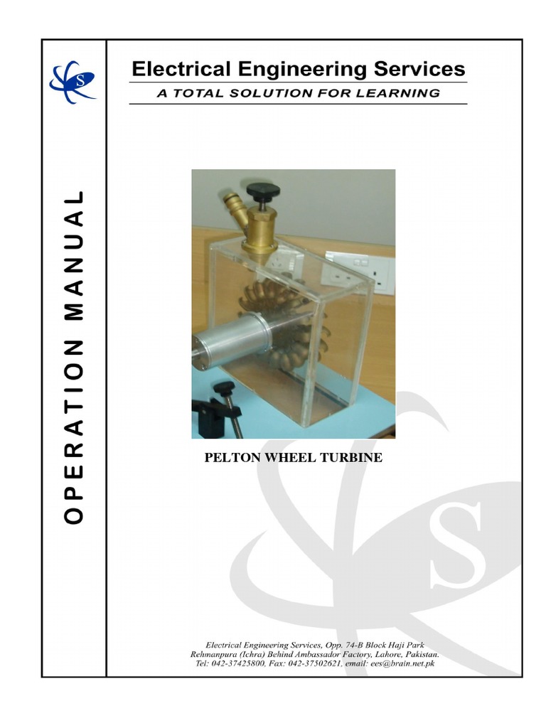 Pelton Wheel Turbine Apparatus. | PDF | Turbine | Jet Engine