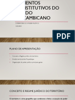 Constituição Moçambicana: Território e Poder Político