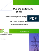 Aula 5 - Sie - Geração de Energia Elétrica