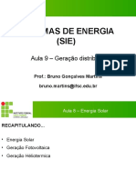 Aula 9 - Sie - Geração Distribuída