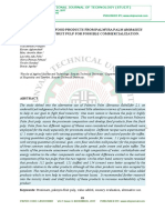 Development of Food Products From Palmyra Palm (Borassus Flabellifer L.) Fruit Pulp For Possible Commercialization