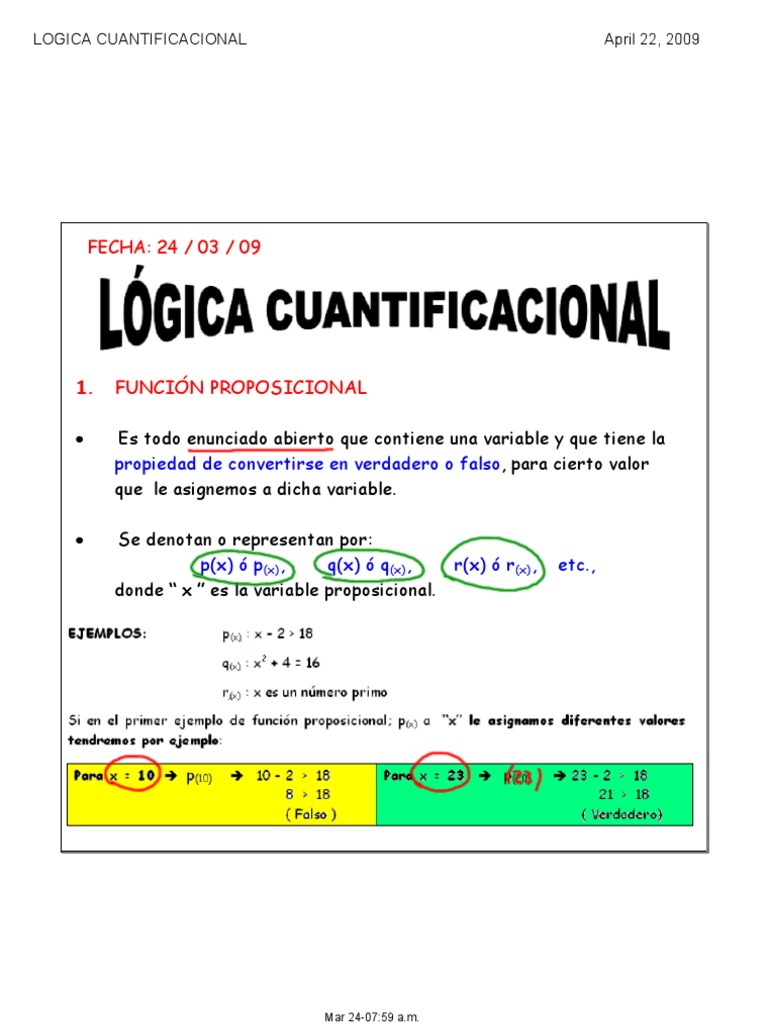 Lógica cuantificacional