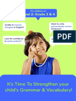 It's Time To Strengthen Your Child's Grammar & Vocabulary!: Level 2: Grade 3 & 4