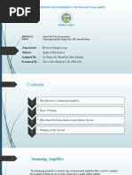 Applied Electronics (Mid-Term Presentation) K-18EL101