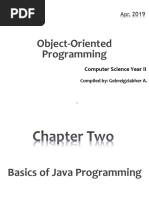 Object-Oriented Programming: Computer Science Year II