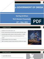 Presentation To GOVERNMENT OF ORISSA