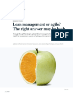 Lean Management or Agile? The Right Answer May Be Both