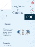 Cetogênesse e Cetôlise