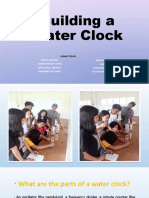 Building A Water Clock
