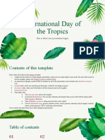 International Day of The Tropics by Slidesgo