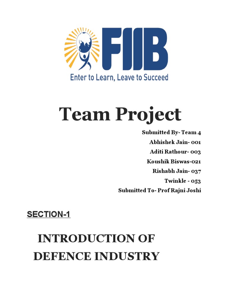 Rishabh Jain - Team Project and Presentations | PDF | Income Statement ...