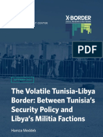 The Volatile Tunisia-Libya Border: Between Tunisia's Security Policy and Libya's Militia Factions