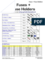 Fuses + Fuse Holders: Prices See