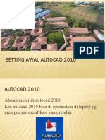 Setting Awal Autocad 2010