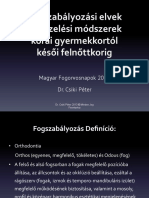 Csiki Péter Fogszabályozás MFN 2013