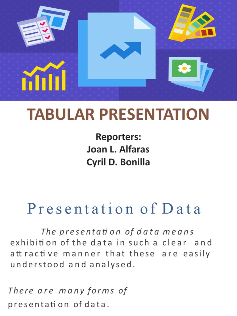 2.2 Presentationofdata in Tabular Form PDF Information Science
