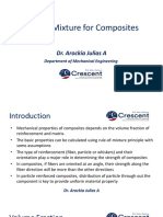 Rule of Mixture For Composites: Dr. Arockia Julias A