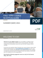 ICM - First Term Course Selection Guide May
