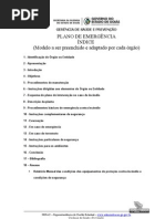 Plano de Emergencia - Modelo