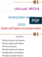 Iseek and Process System Calls