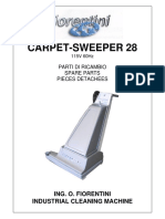 Carpet-Sweeper 28: Ing. O. Fiorentini Industrial Cleaning Machine