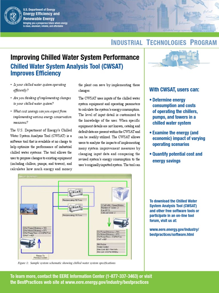 Optimize Chilled Water Systems with CWSAT | PDF | Water Supply Network ...