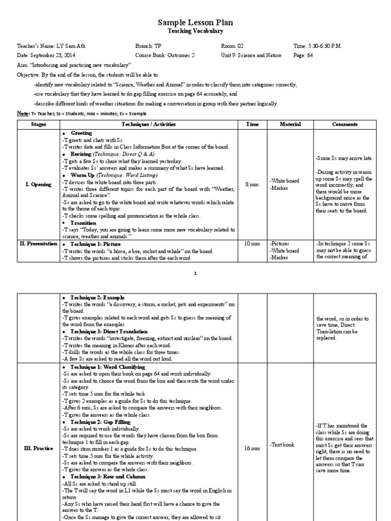 sample-lesson-plan-teaching-vocabulary-pdf-vocabulary-lesson-plan