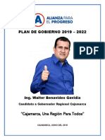 Plan de Gobierno de Walter Benavides Gavidia