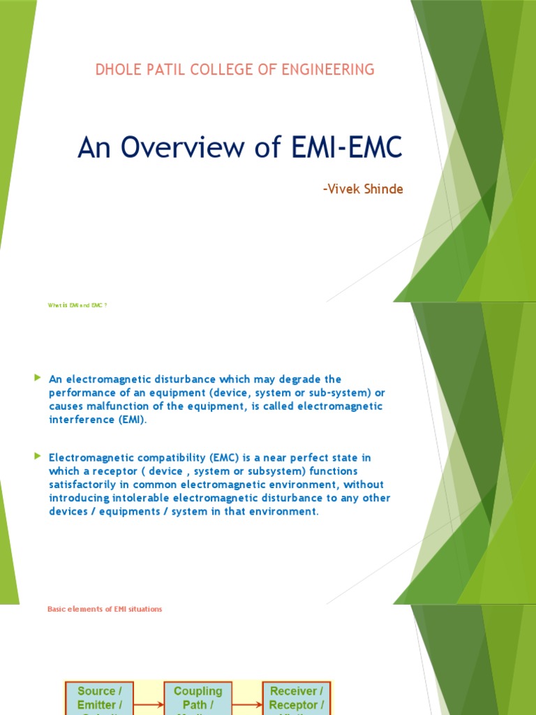 An Overview of EMI EMC | PDF | Electromagnetic Interference ...