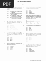 CSEC Physics Paper 1 June 2017-1