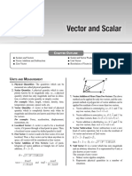 Vector and Scalar: Chapter Outline