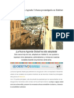 Esta Es La Nueva Agenda Urbana Promulgada en Habitat III