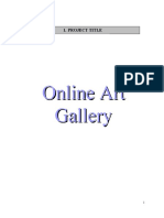 Online Art Gallery: Browse & Bid