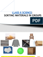 Class 6 Science:: Sorting Materials in Groups