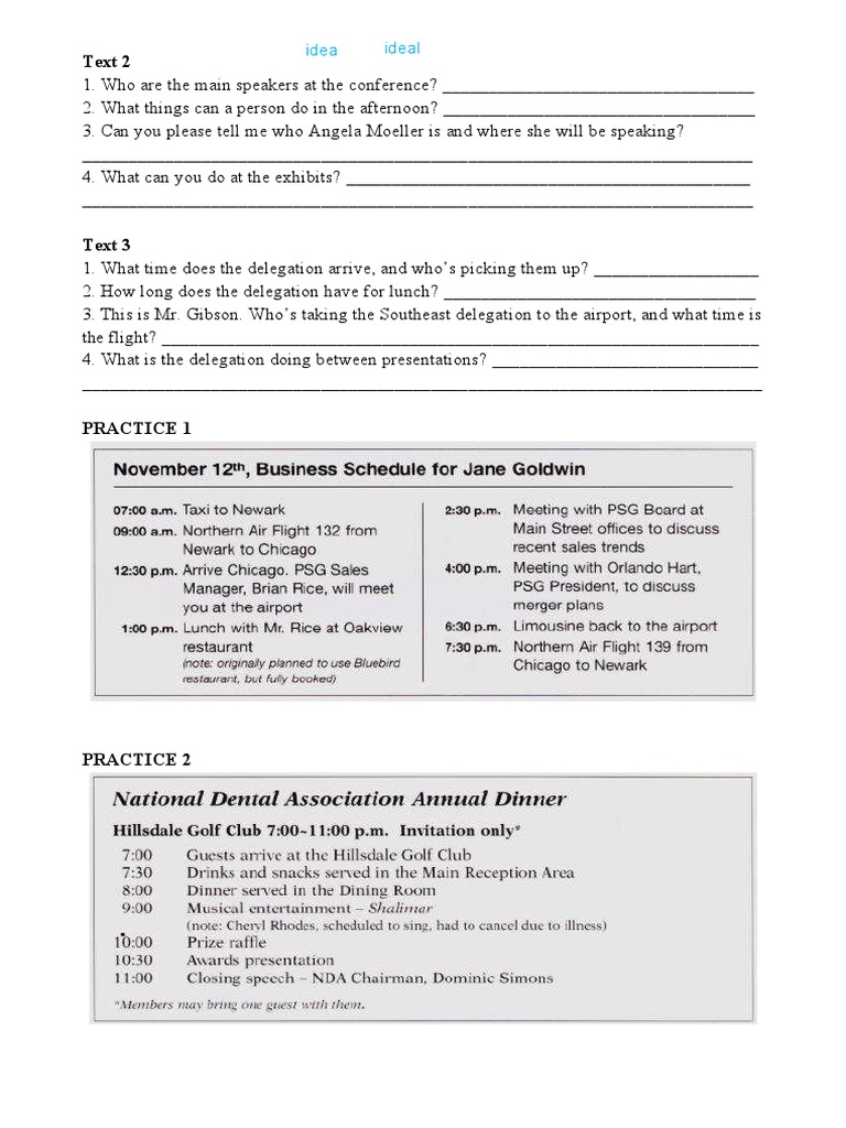 7 9 Speaking Practice | PDF