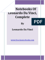 The Notebooks of Leonardo Da Vinci Complete