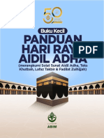 (Buku Kecil) Panduan Hari Raya Aidil Adha